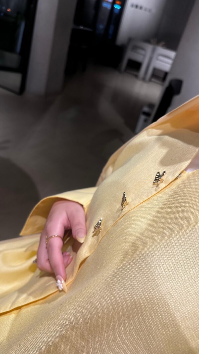 ⁦Sunflower Abaya⁩ - الصورة ⁦2⁩