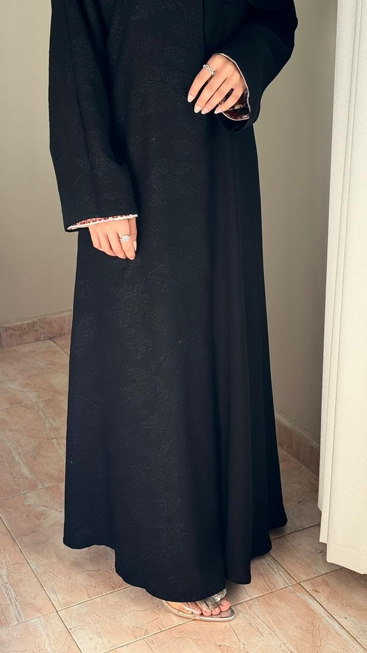 Lris flower Abaya
